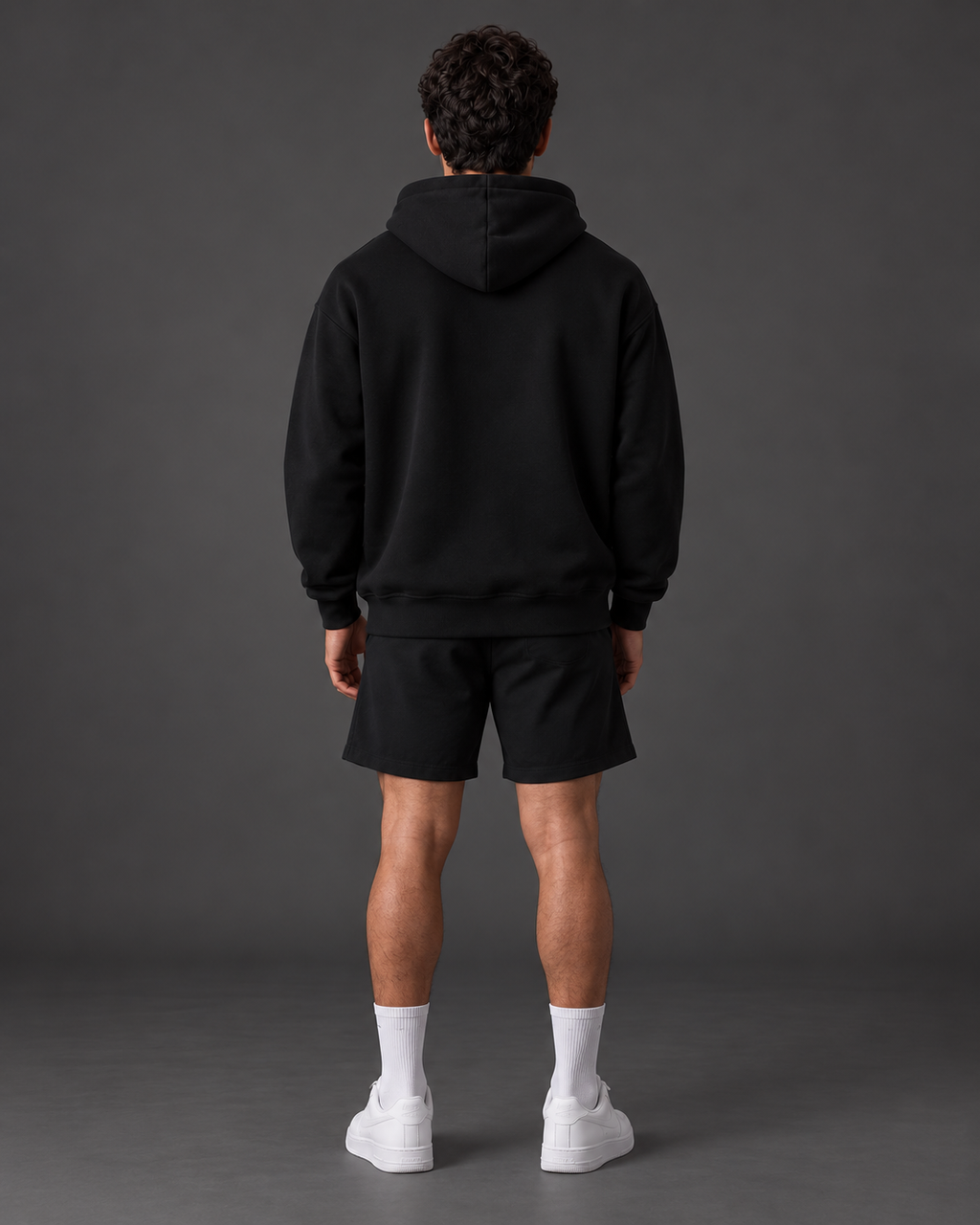 PRIME Oversized Hoodie — Black