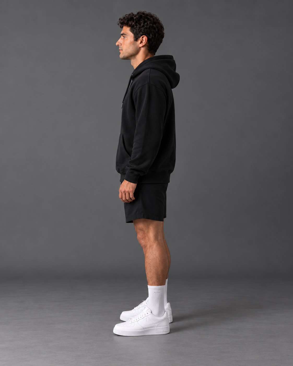 PRIME Oversized Hoodie — Black