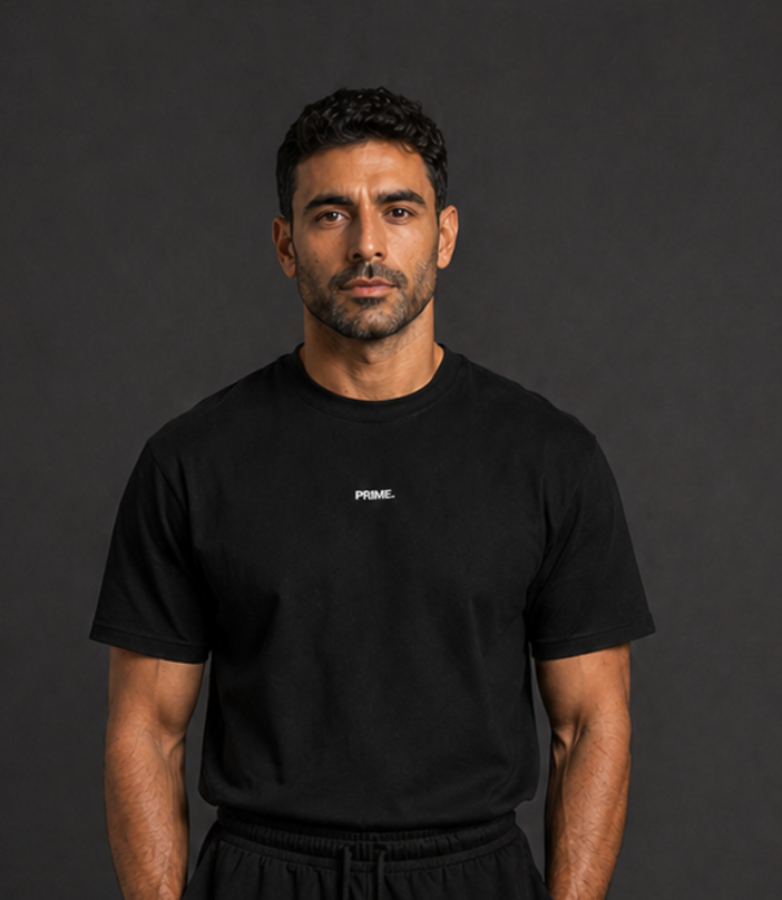 PRIME Core Tee — Black