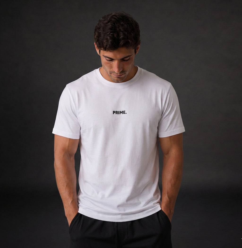 PRIME Core Tee — White