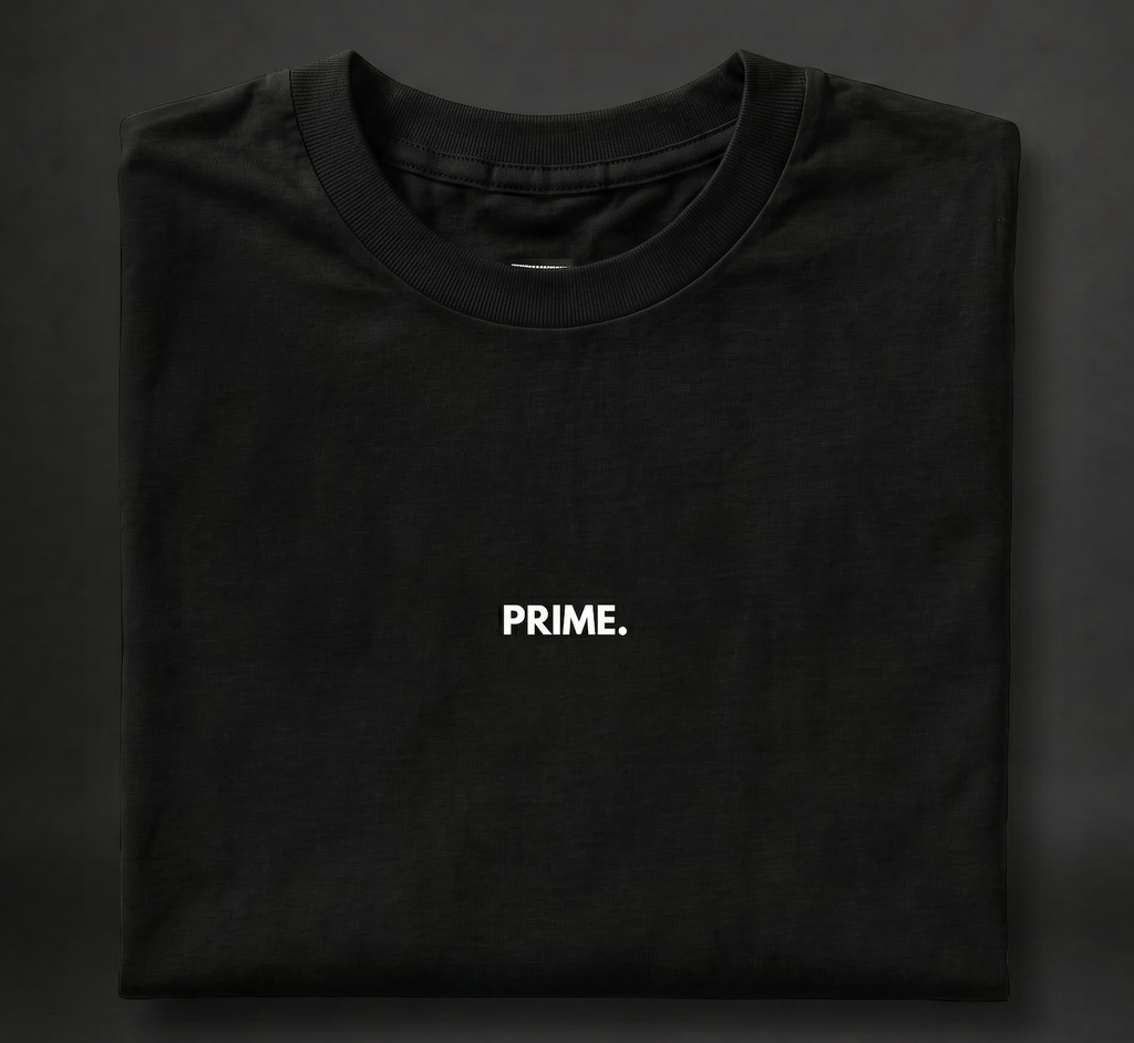 PRIME Core Tee — Black