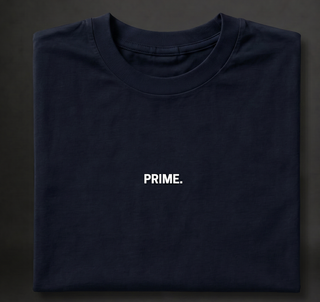 PRIME Core Tee — Navy